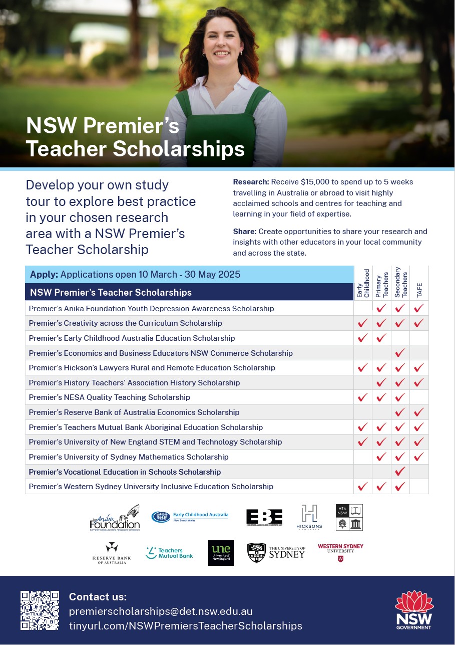 Premier's Teachers Scholarship