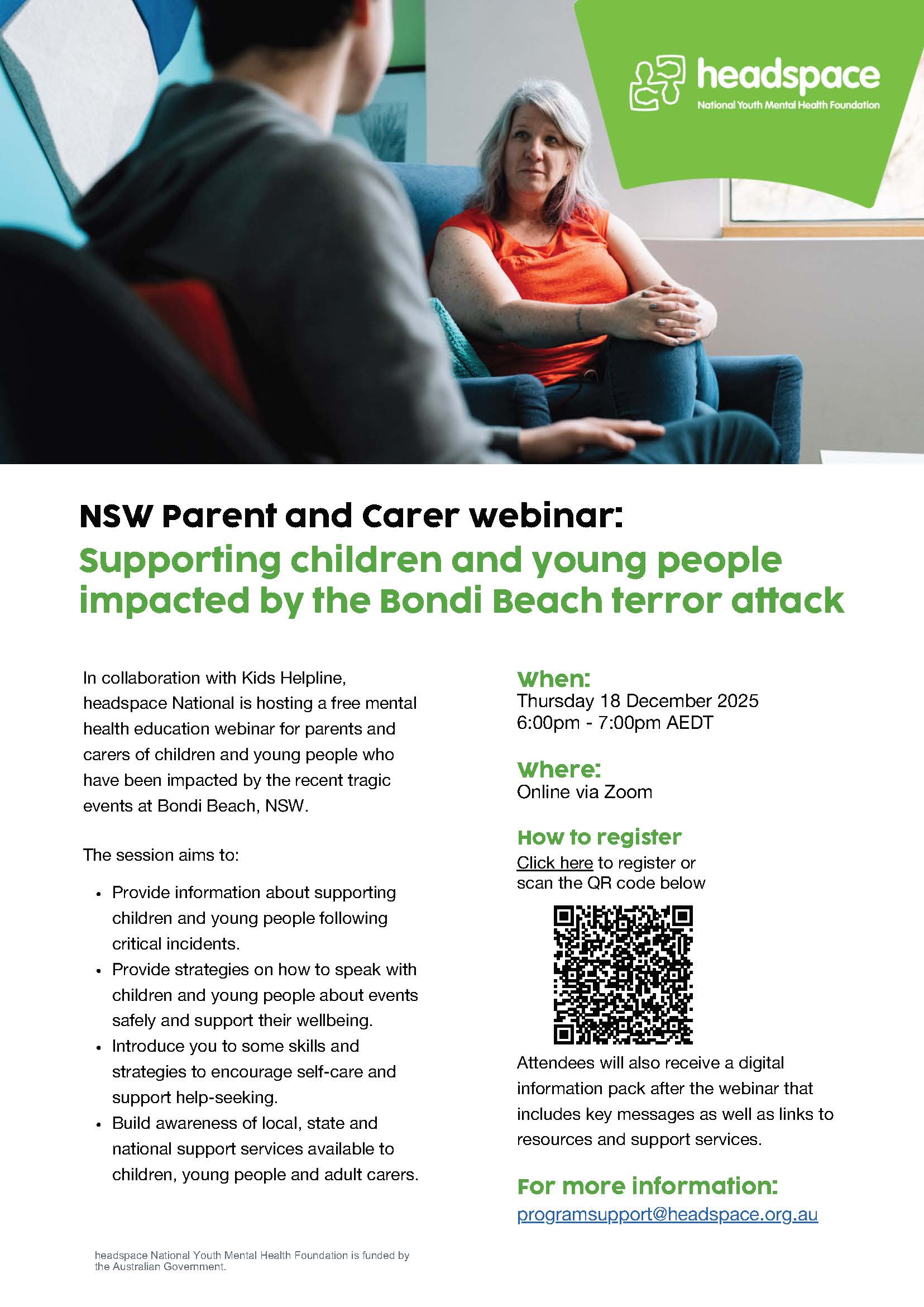 Terror attack mental support