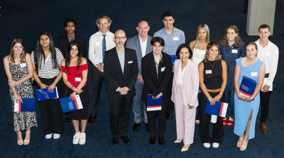 First in Course Ceremony -NESA_photo_CatholicStudents