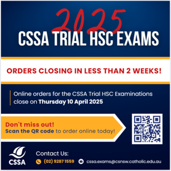 CSSA Trial Exams - 2 weeks to go!