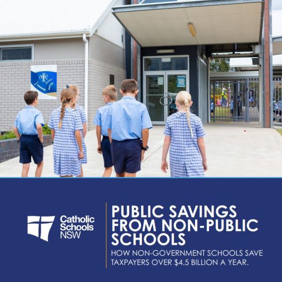 Public savings from non-public schools